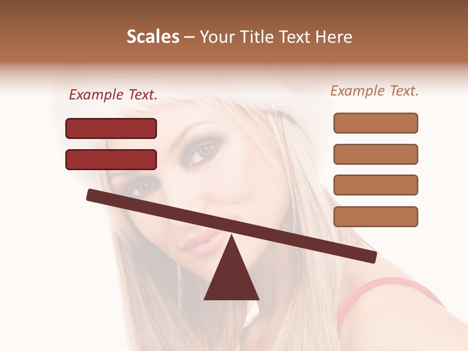 Celebration Caucasian Santa PowerPoint Template