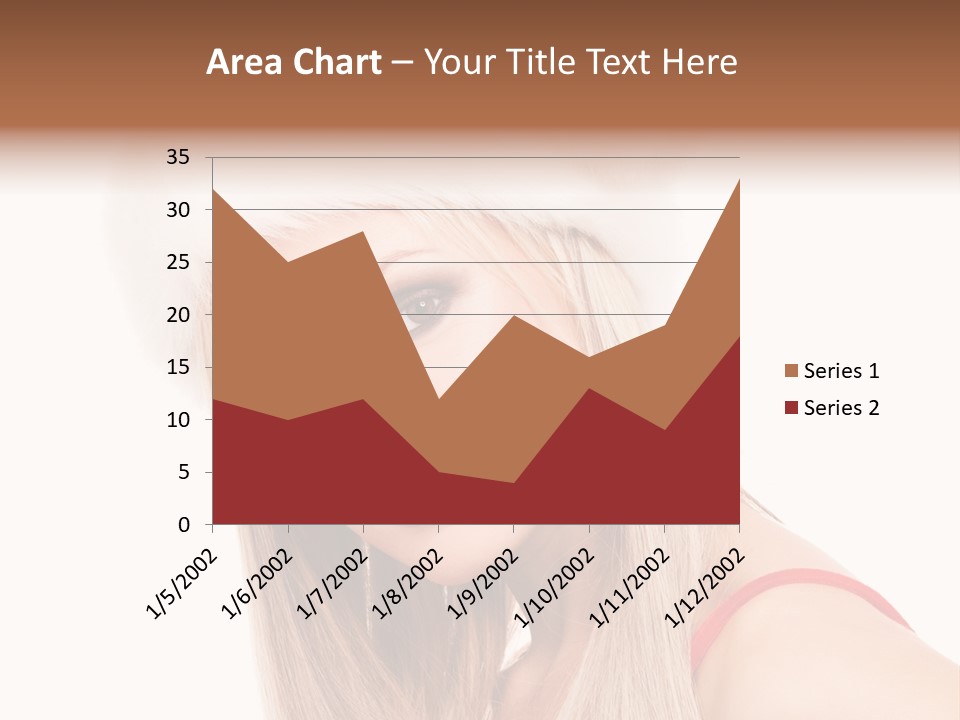 Celebration Caucasian Santa PowerPoint Template