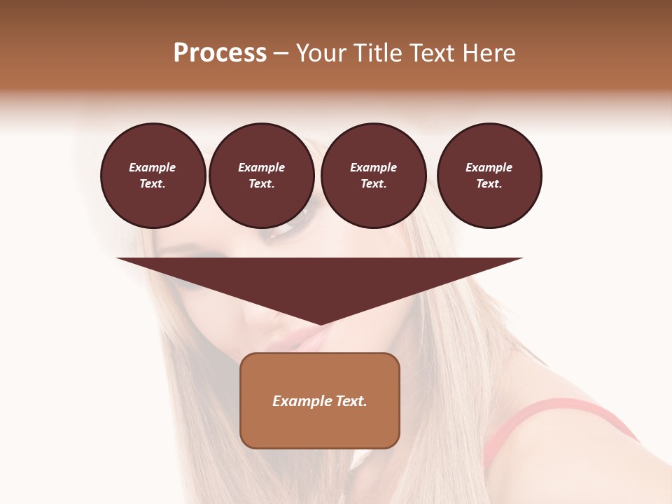 Celebration Caucasian Santa PowerPoint Template