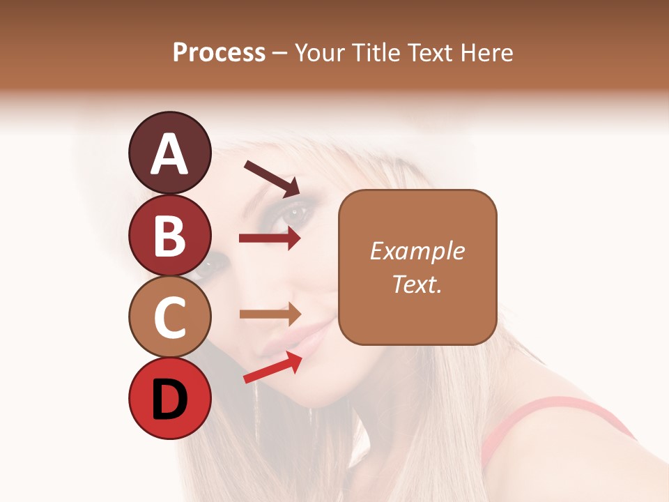 Celebration Caucasian Santa PowerPoint Template