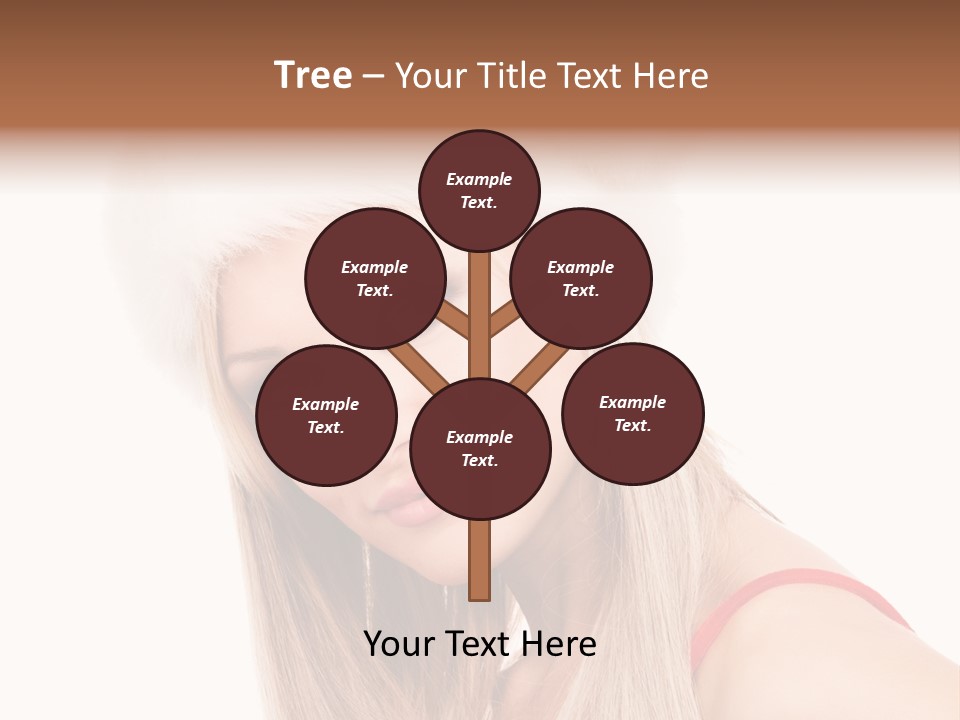 Celebration Caucasian Santa PowerPoint Template