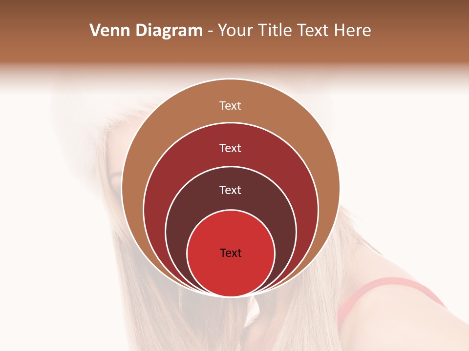 Celebration Caucasian Santa PowerPoint Template