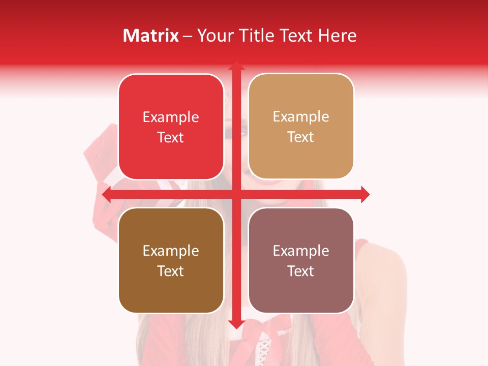 Happiness Excited White PowerPoint Template