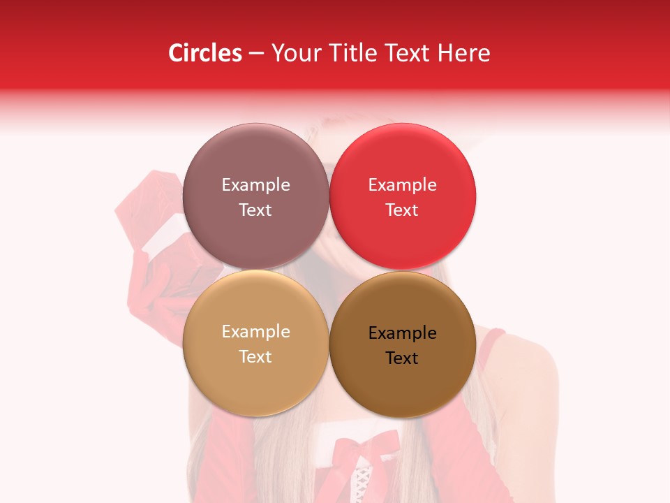 Happiness Excited White PowerPoint Template