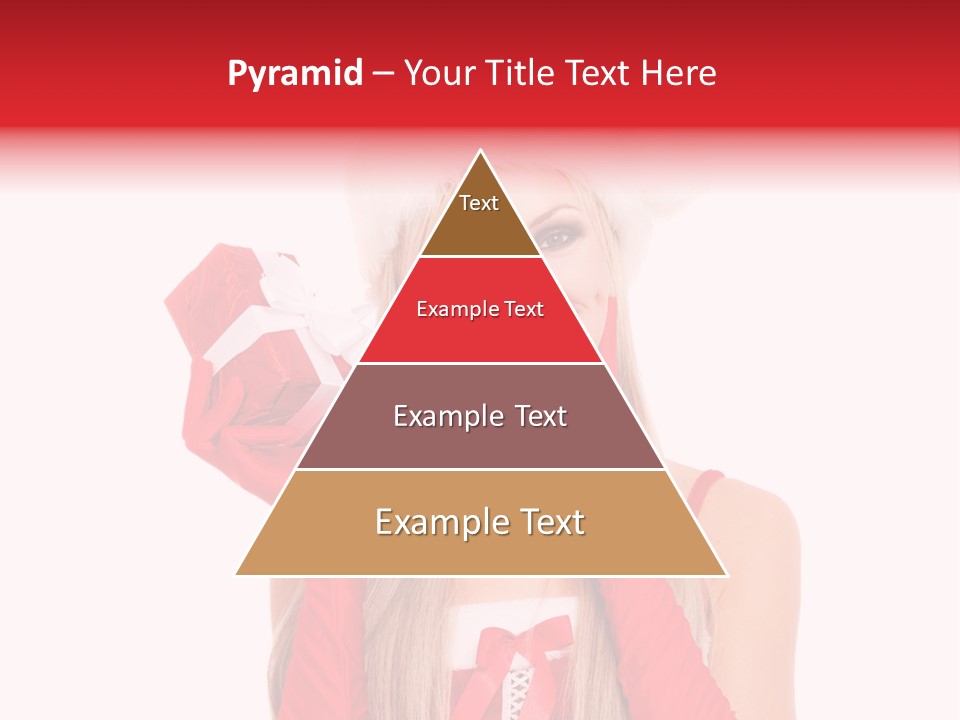 Happiness Excited White PowerPoint Template