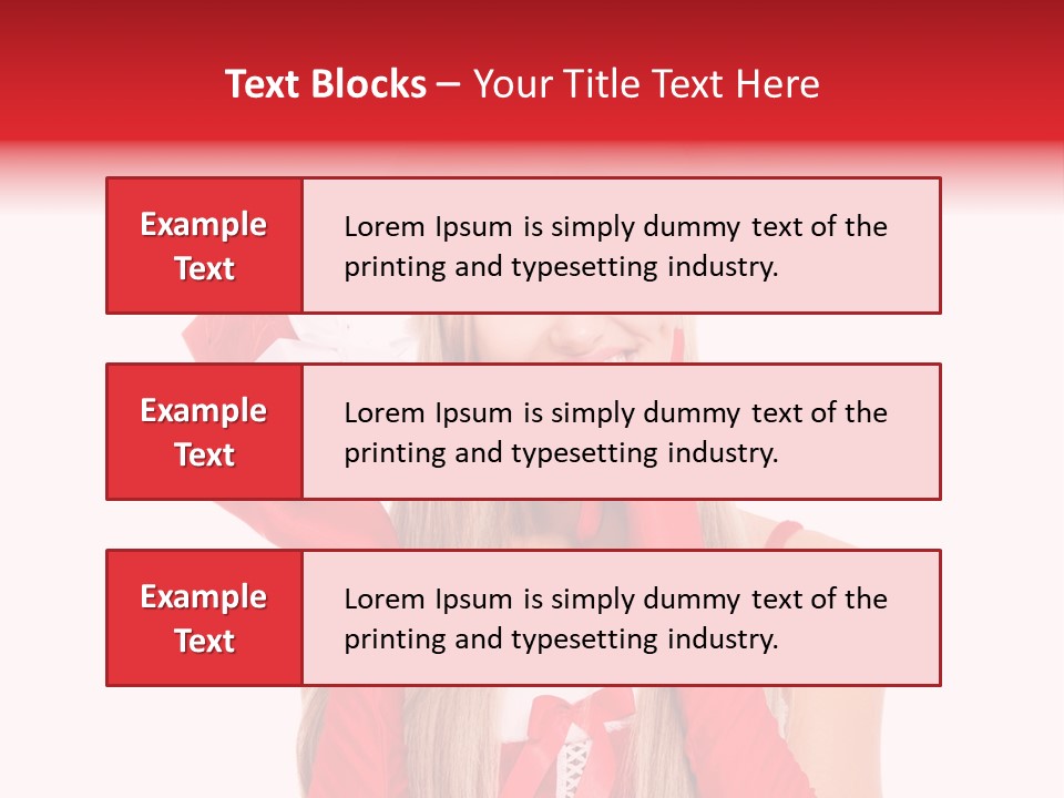 Happiness Excited White PowerPoint Template