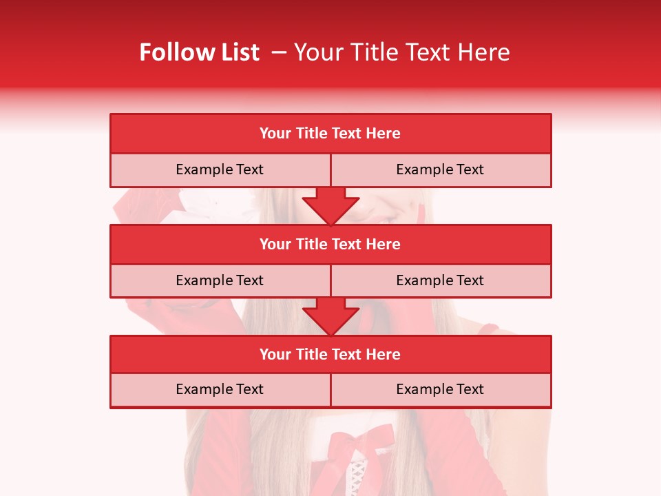 Happiness Excited White PowerPoint Template