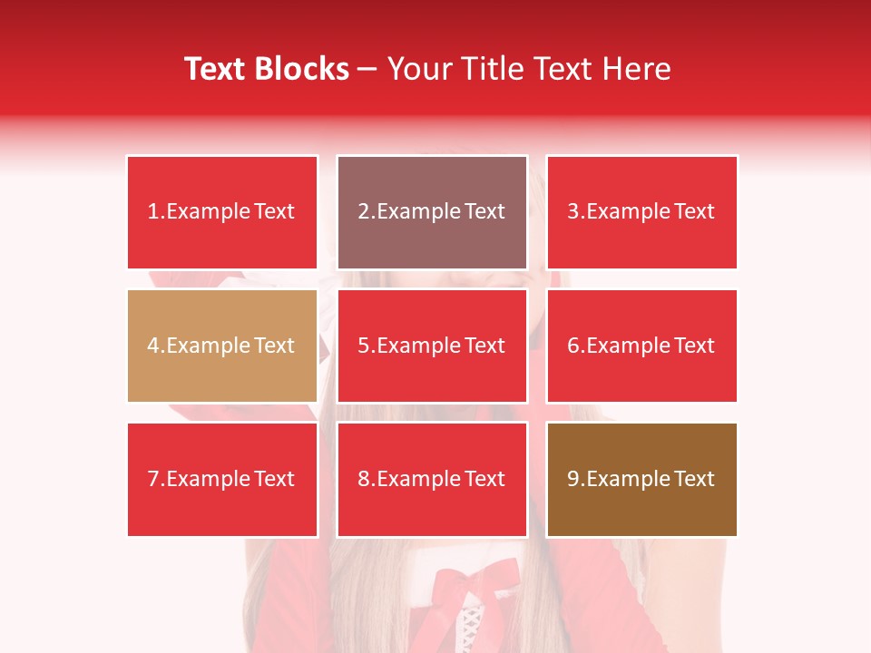 Happiness Excited White PowerPoint Template