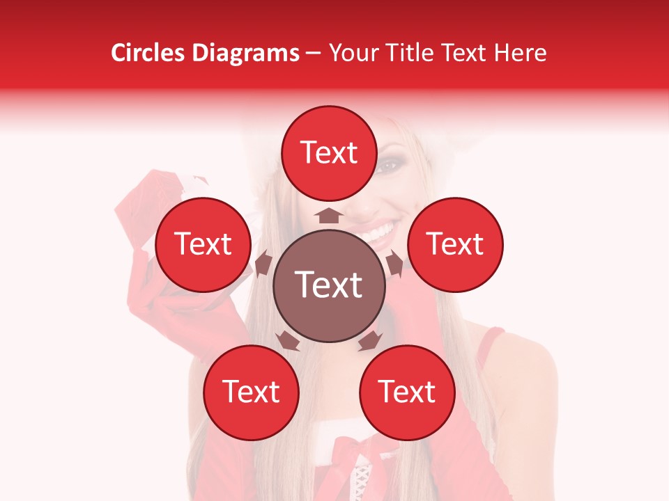 Happiness Excited White PowerPoint Template