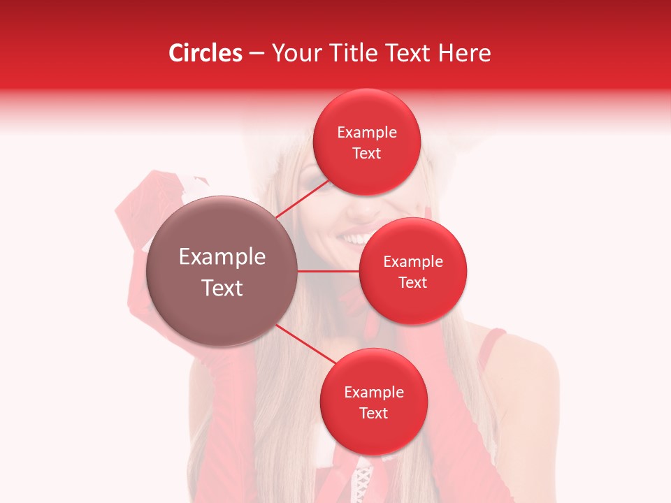 Happiness Excited White PowerPoint Template