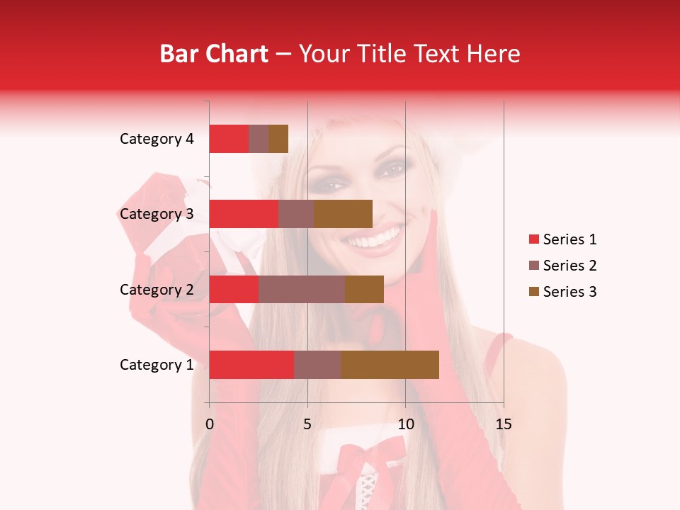 Happiness Excited White PowerPoint Template