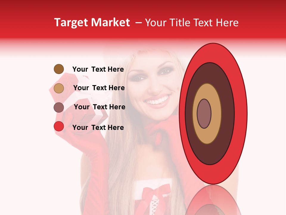 Happiness Excited White PowerPoint Template