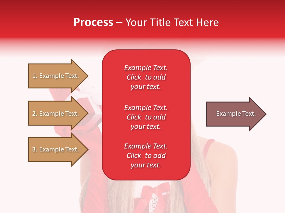 Happiness Excited White PowerPoint Template