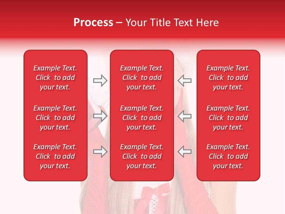 Happiness Excited White PowerPoint Template