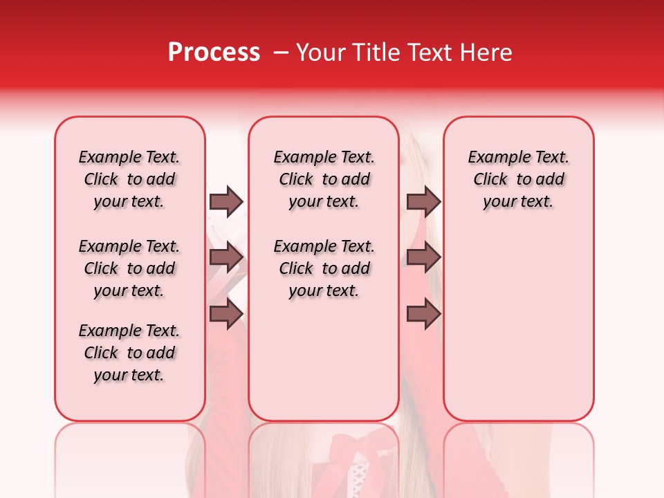 Happiness Excited White PowerPoint Template