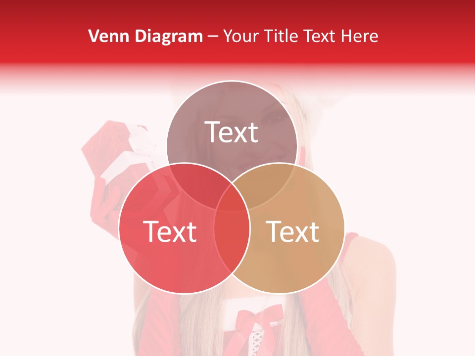 Happiness Excited White PowerPoint Template