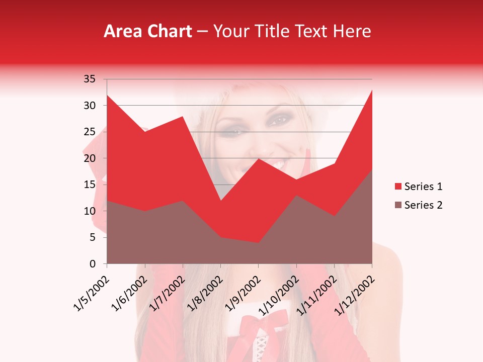 Happiness Excited White PowerPoint Template