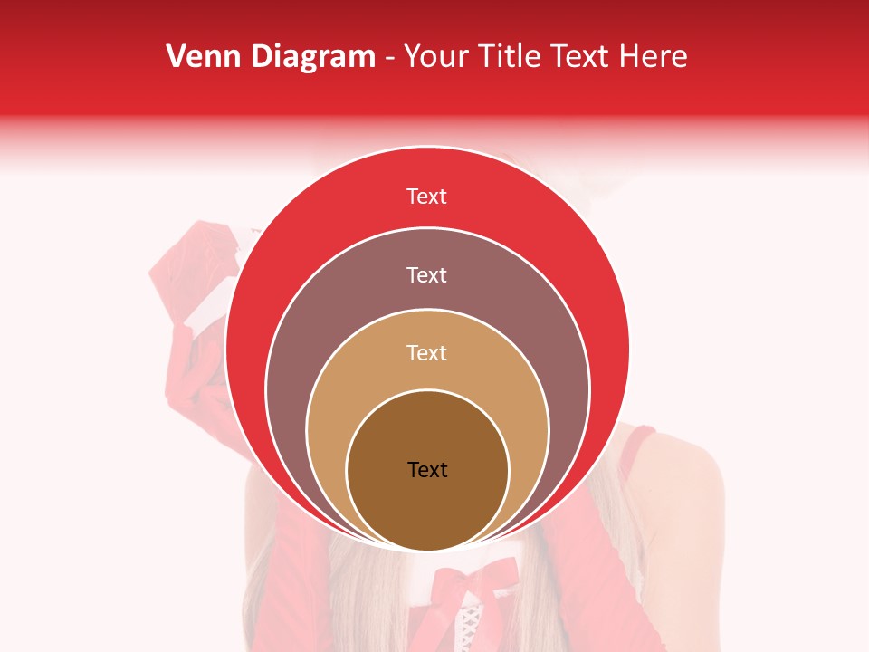 Happiness Excited White PowerPoint Template