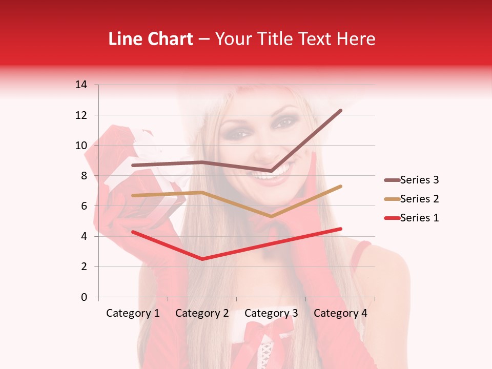 Happiness Excited White PowerPoint Template
