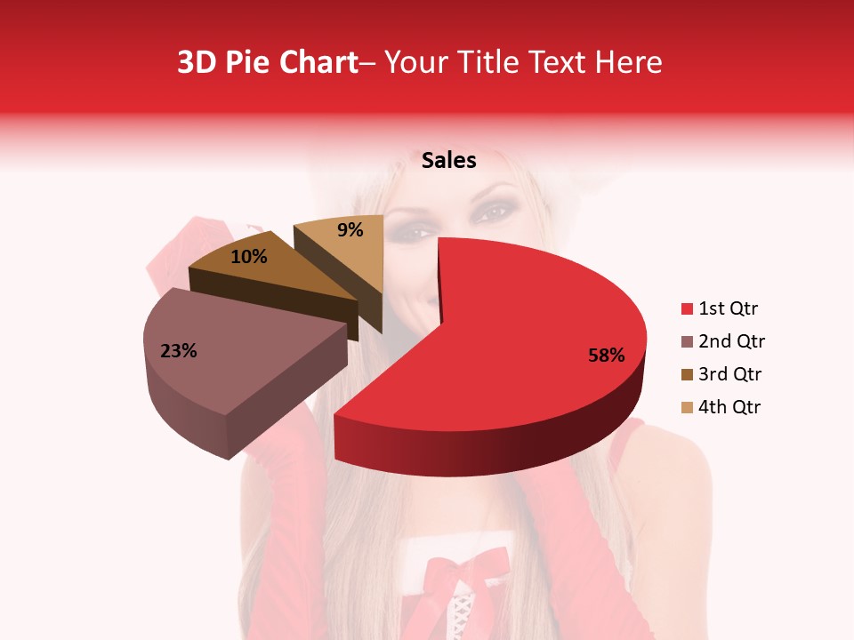 Happiness Excited White PowerPoint Template