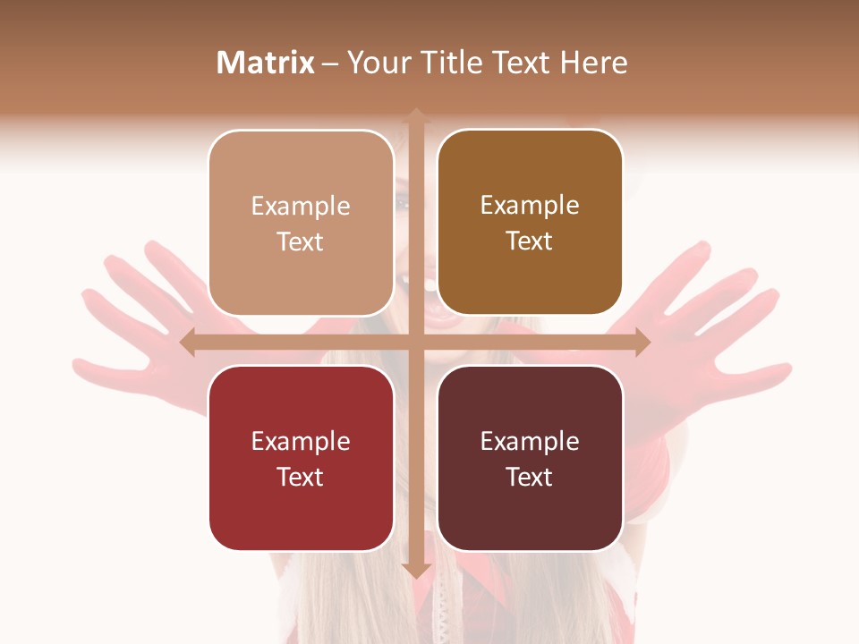 New Girl Young PowerPoint Template