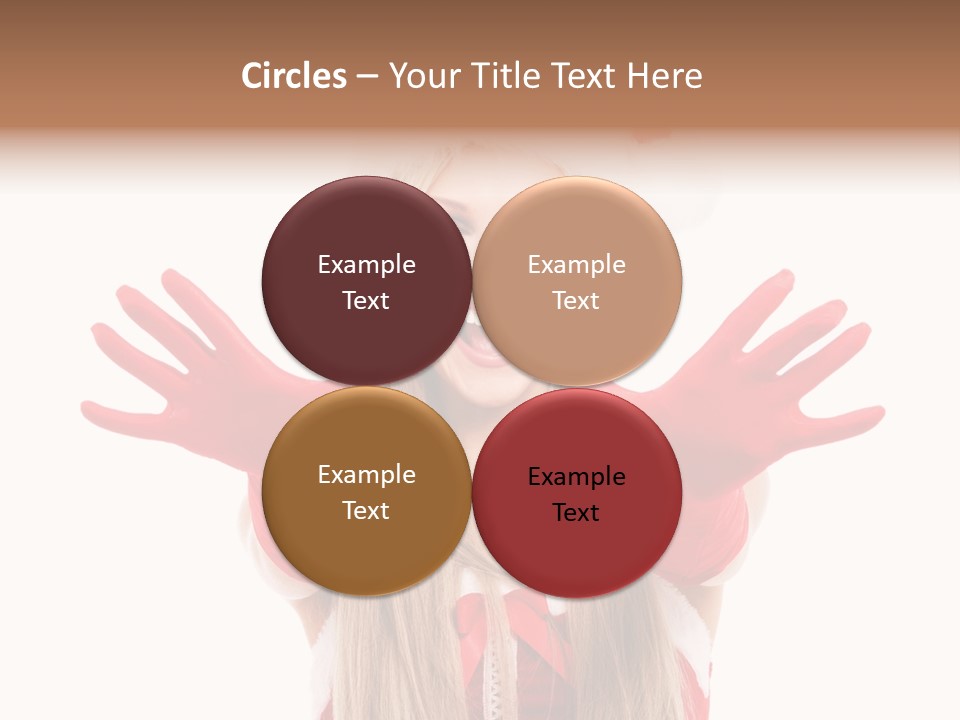 New Girl Young PowerPoint Template