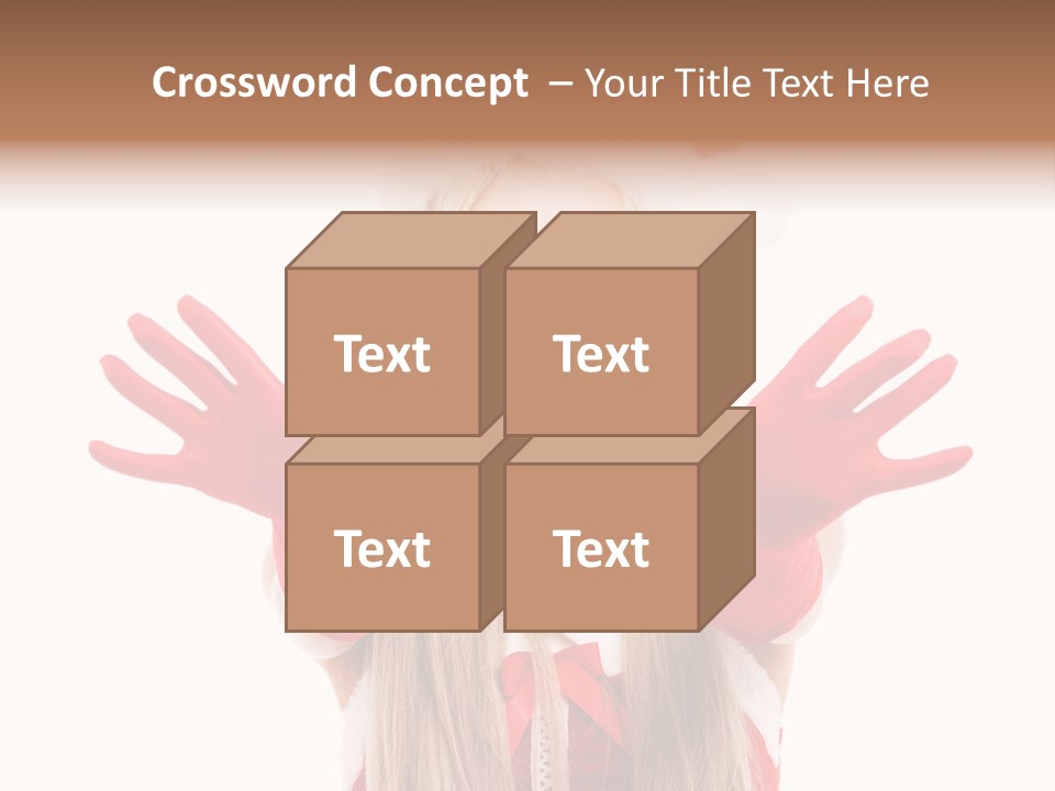 New Girl Young PowerPoint Template