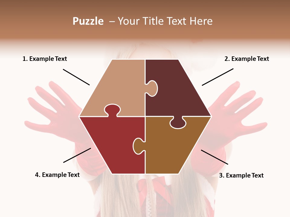 New Girl Young PowerPoint Template