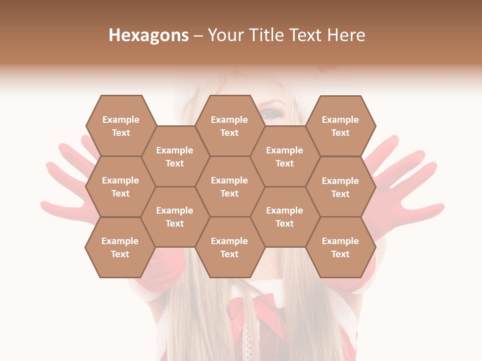 New Girl Young PowerPoint Template