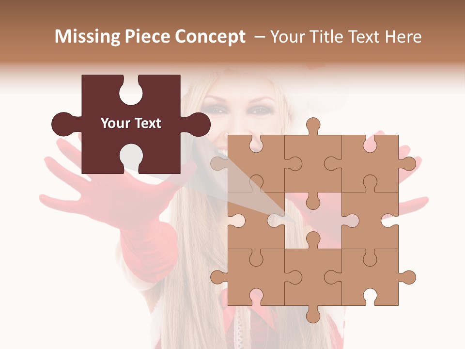 New Girl Young PowerPoint Template