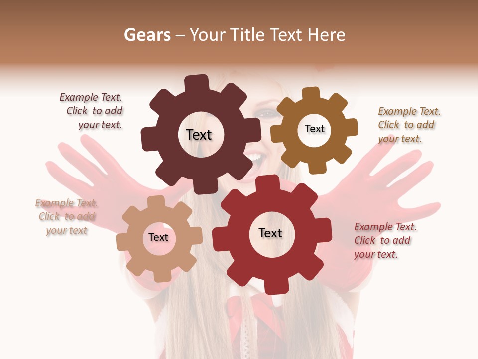 New Girl Young PowerPoint Template