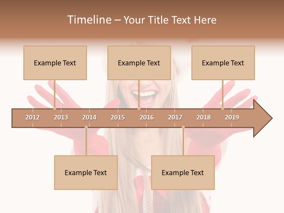 New Girl Young PowerPoint Template