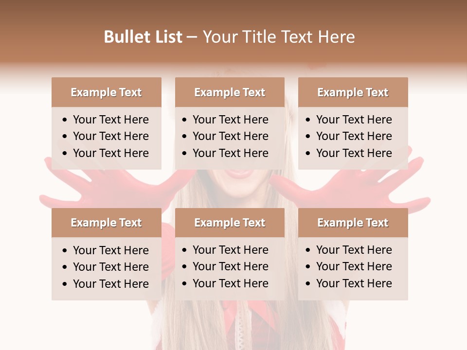 New Girl Young PowerPoint Template