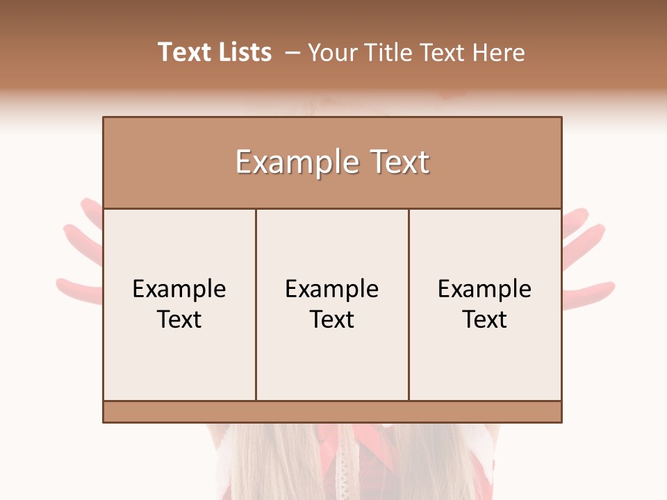 New Girl Young PowerPoint Template