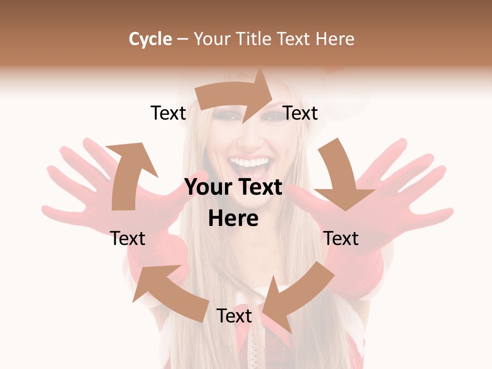 New Girl Young PowerPoint Template