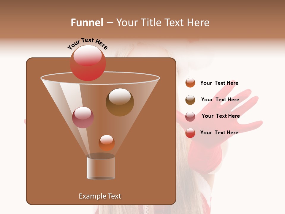 New Girl Young PowerPoint Template