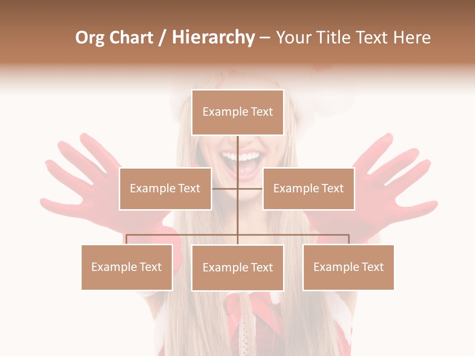 New Girl Young PowerPoint Template