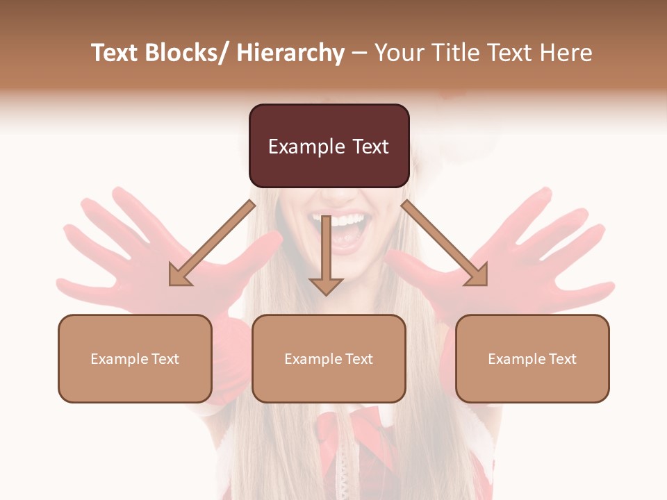 New Girl Young PowerPoint Template