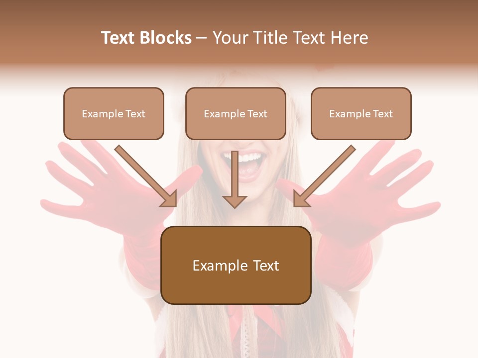 New Girl Young PowerPoint Template