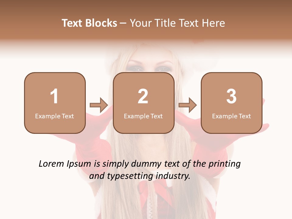 New Girl Young PowerPoint Template