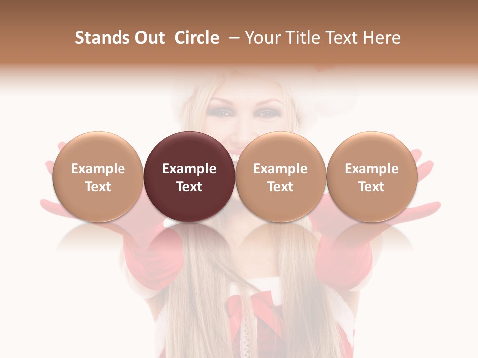 New Girl Young PowerPoint Template