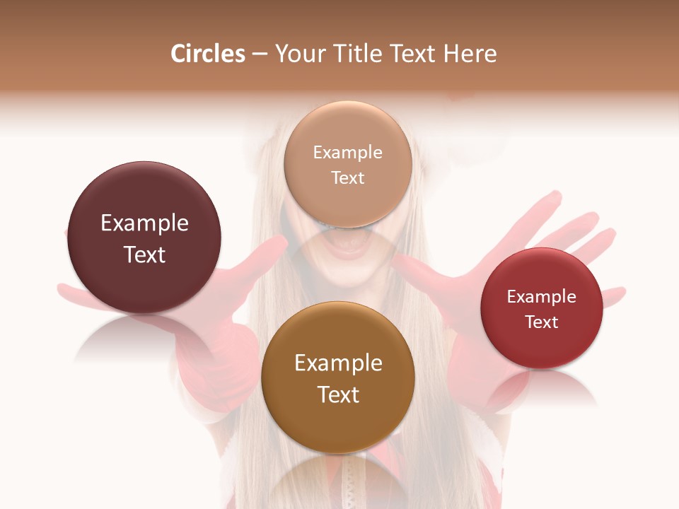 New Girl Young PowerPoint Template