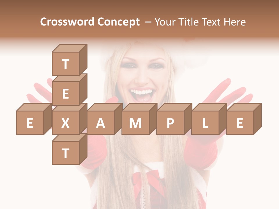 New Girl Young PowerPoint Template