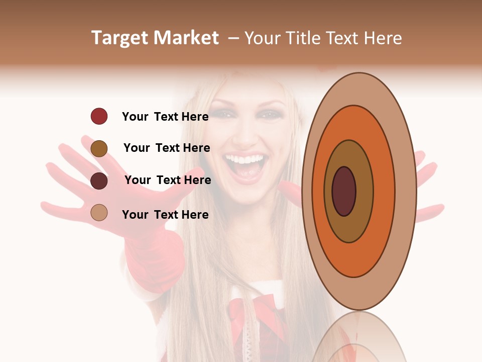 New Girl Young PowerPoint Template