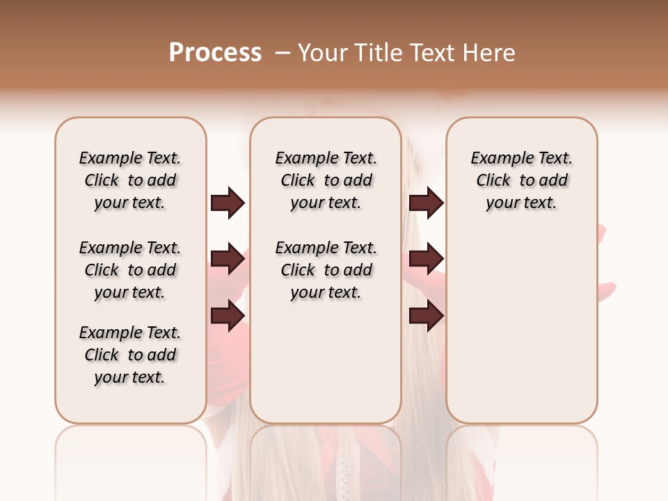 New Girl Young PowerPoint Template