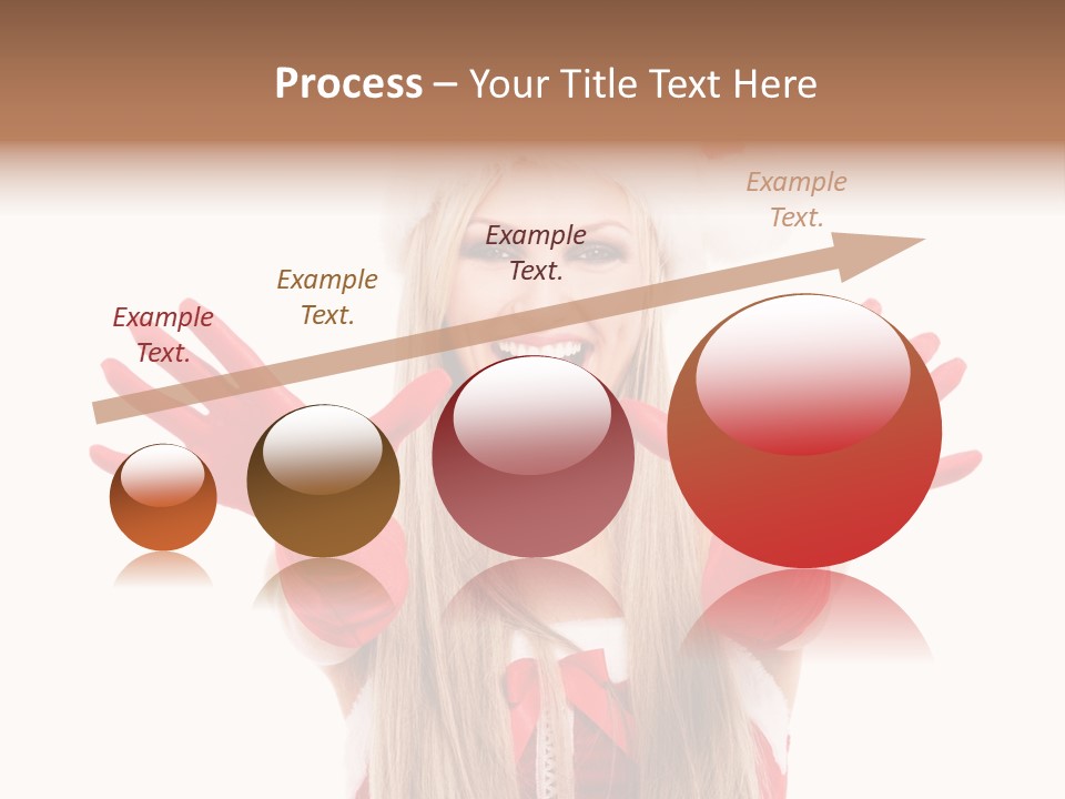 New Girl Young PowerPoint Template