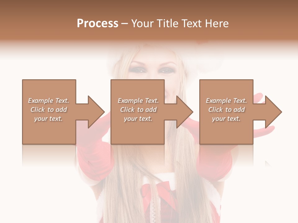 New Girl Young PowerPoint Template