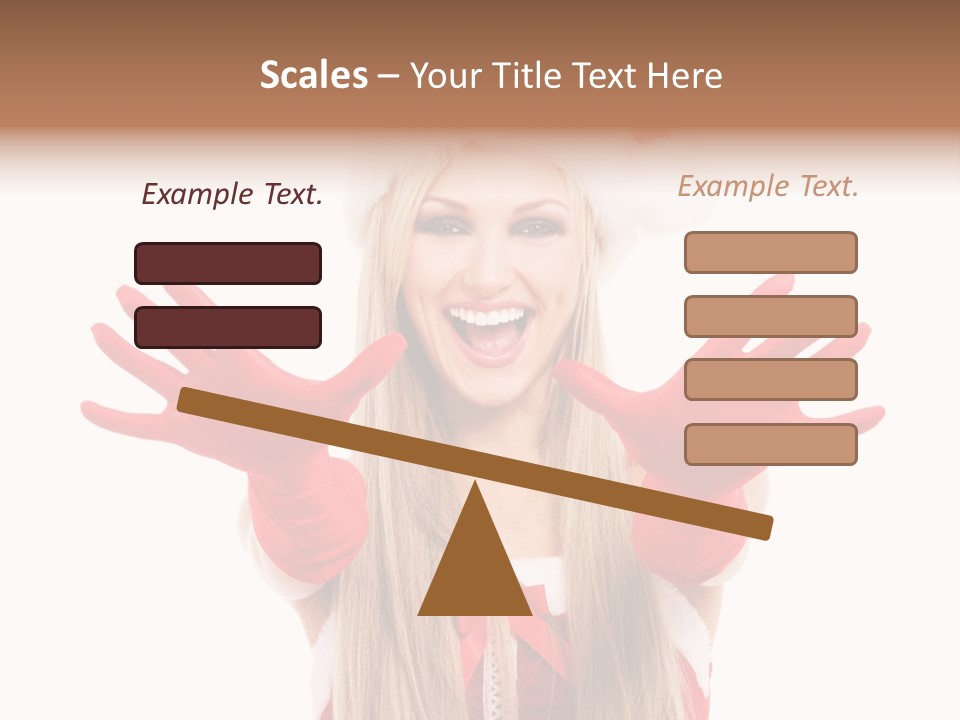 New Girl Young PowerPoint Template