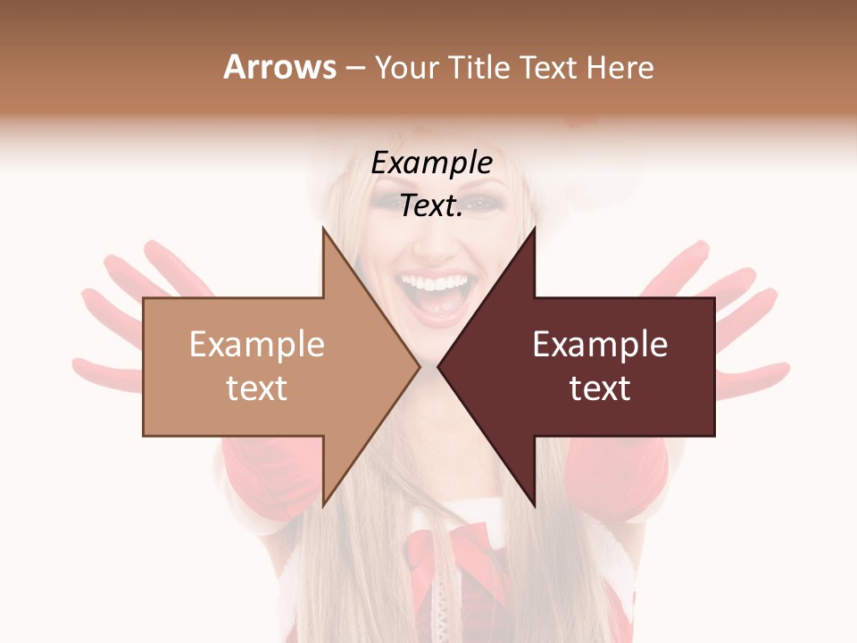 New Girl Young PowerPoint Template