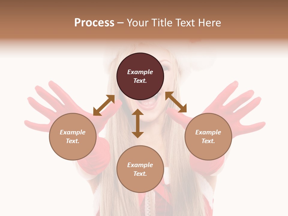 New Girl Young PowerPoint Template